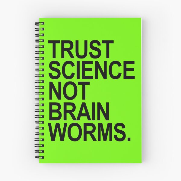 Item preview, Trust Science NOT Brain Worms (black 2) designed and sold by Thelittlelord.