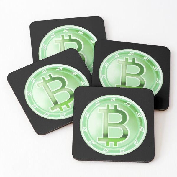 Item preview, Bitcoin symbol, silhouette art, Bitcoin money symbol, Bitcoin sign in green designed and sold by katecheerycake.