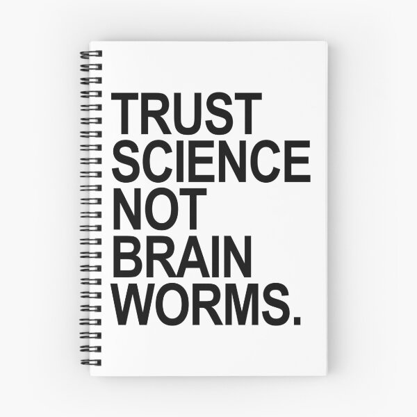 Item preview, Trust Science NOT Brain Worms (black) designed and sold by Thelittlelord.