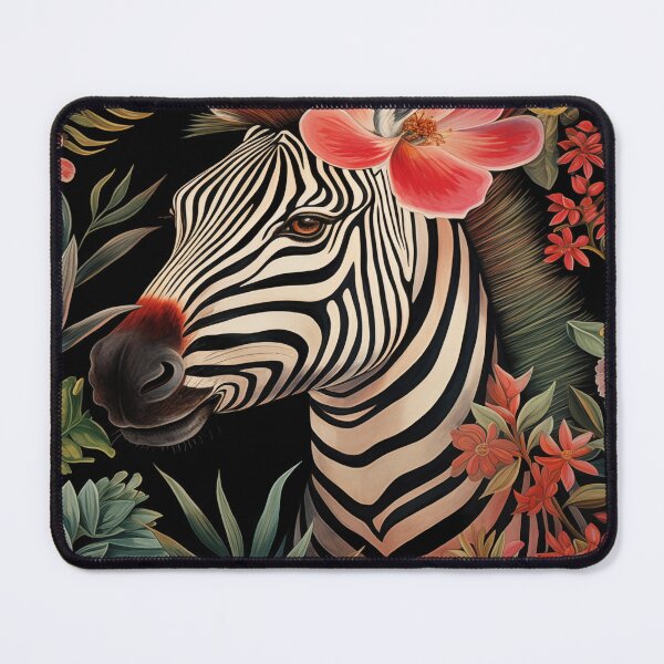Item preview, William Morris Zebra Jungle Botanical designed and sold by MidCenturyStore.