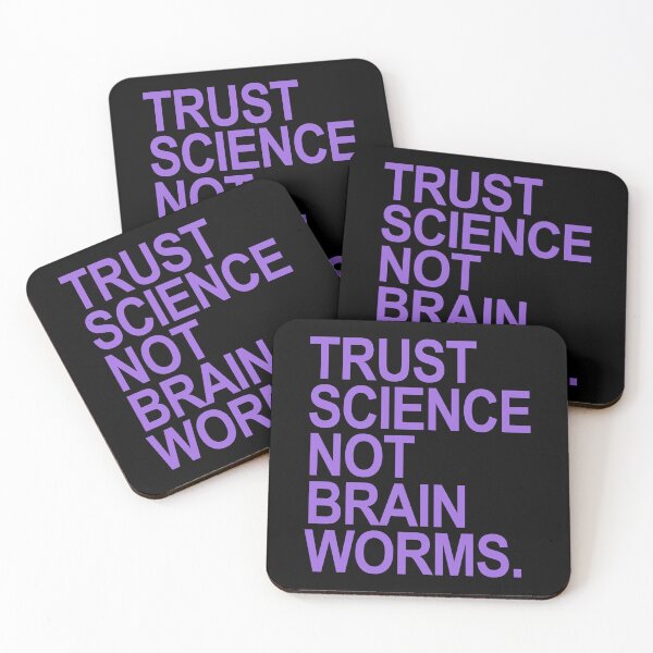 Item preview, Trust Science NOT Brain Worms (lavender) designed and sold by Thelittlelord.