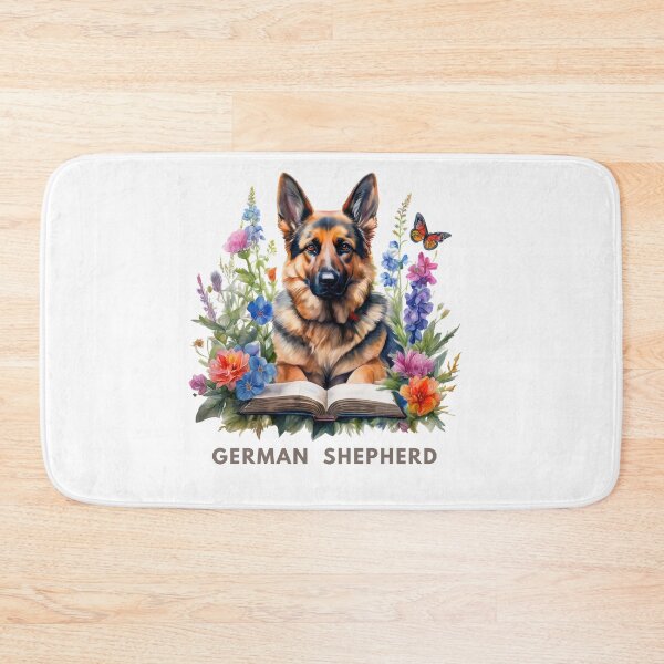 Item preview, Flowers growing from book | German Shepherd | Bookoholic designed and sold by GrifonJ.