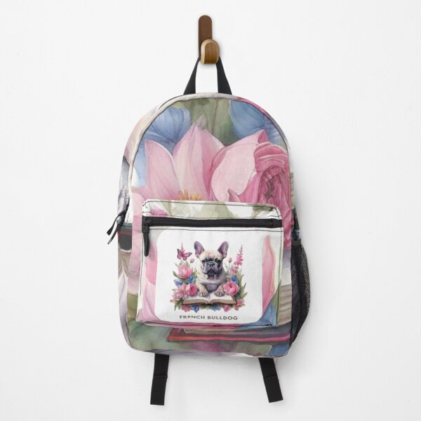 Item preview, Flowers growing from book | French Bulldog | Bookoholic designed and sold by GrifonJ.