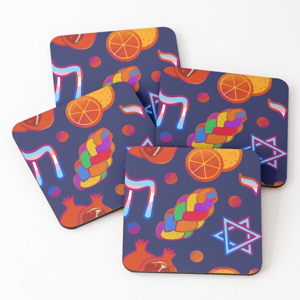 Item preview, Queer Jewish Pride 2025 (1, Midnight Tile) designed and sold by PeaceforIsrael.