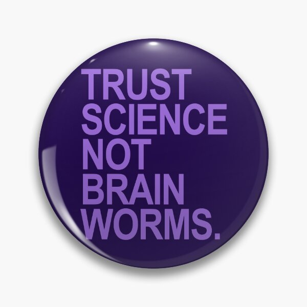 Item preview, Trust Science NOT Brain Worms (lavender 2) designed and sold by Thelittlelord.