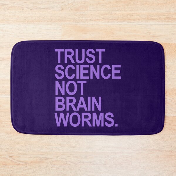 Item preview, Trust Science NOT Brain Worms (lavender 2) designed and sold by Thelittlelord.