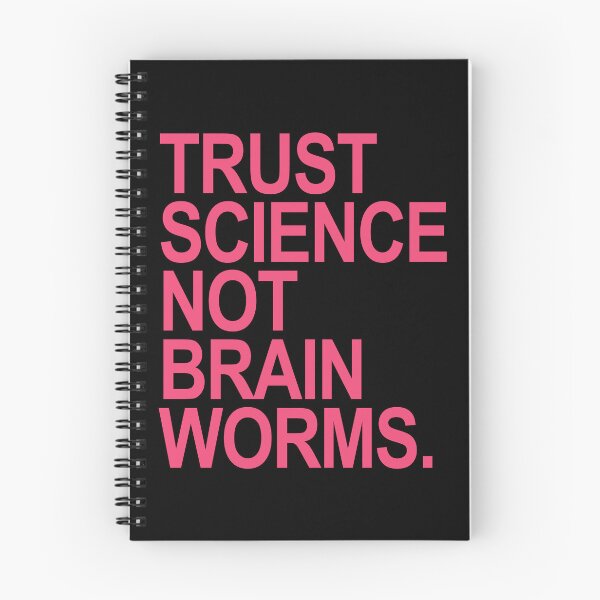 Item preview, Trust Science NOT Brain Worms (pink peach) designed and sold by Thelittlelord.