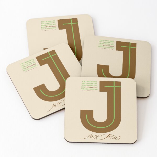 Item preview, Just JESUS (1Corinthians 2:2) designed and sold by square1studio.