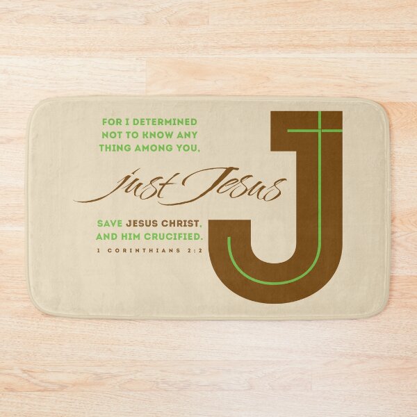 Item preview, Just JESUS (1Corinthians 2:2) designed and sold by square1studio.