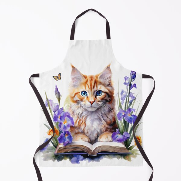 Item preview, Flowers growing from book | Cat | Bookoholic designed and sold by GrifonJ.