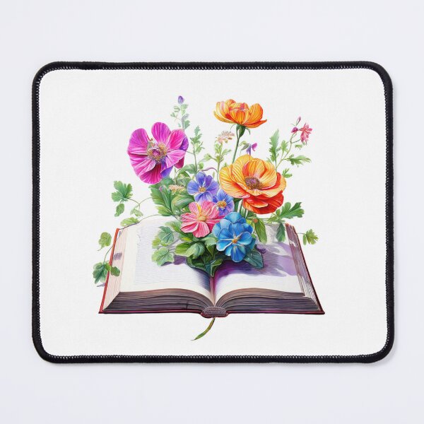 Item preview, Flowers growing from book | Bookoholic designed and sold by GrifonJ.