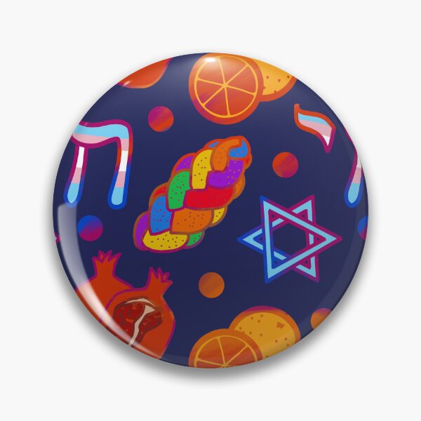 Item preview, Queer Jewish Pride 2025 (1, Midnight Tile) designed and sold by PeaceforIsrael.