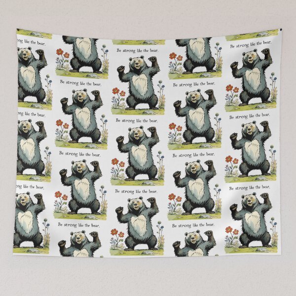Item preview, Be strong like the bear designed and sold by SimoesArtistry.