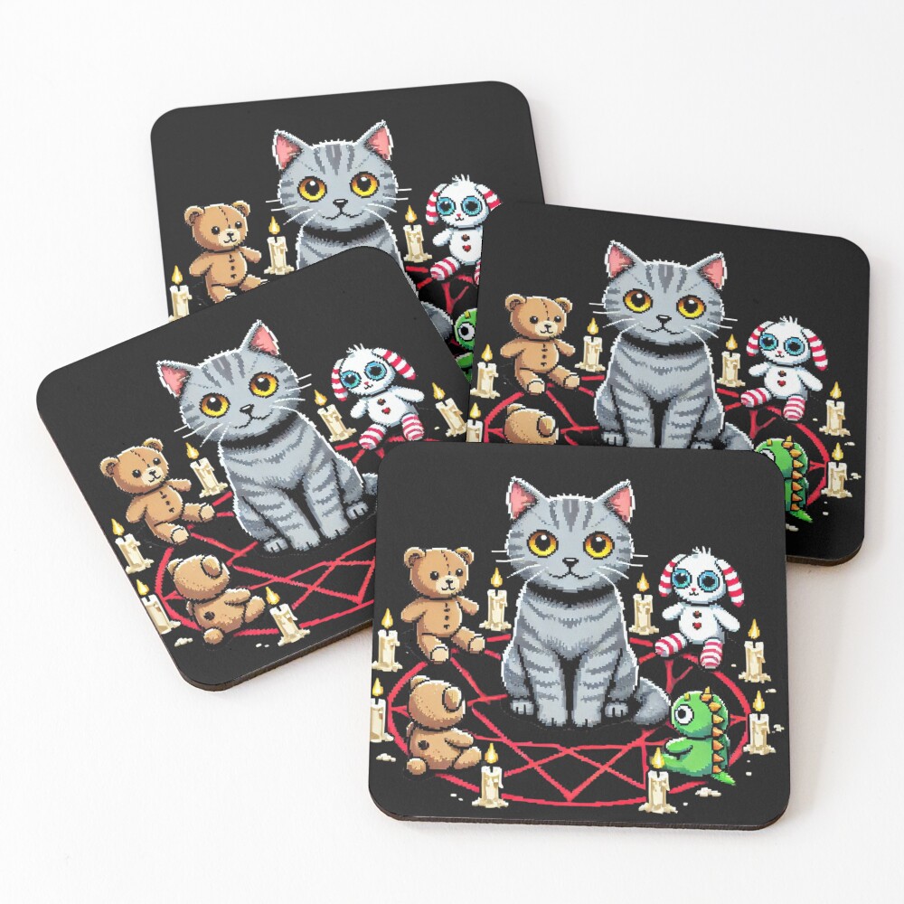 Item preview, Coasters (Set of 4) designed and sold by PixCthulhu.
