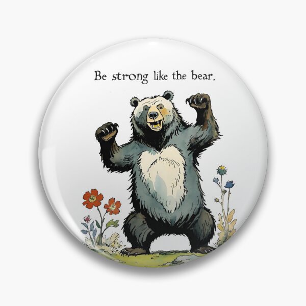 Item preview, Be strong like the bear designed and sold by SimoesArtistry.