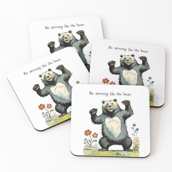 Item preview, Be strong like the bear designed and sold by SimoesArtistry.