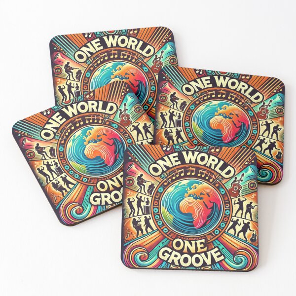 Item preview, One World, One Groove designed and sold by MusicalArtisty.