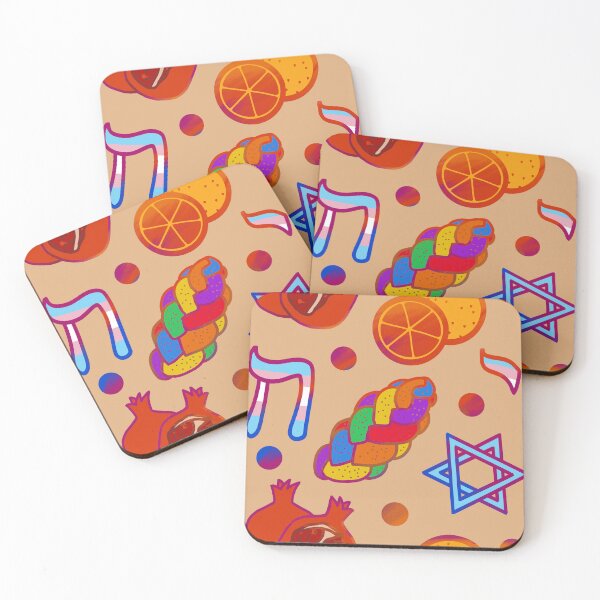 Item preview, Queer Jewish Pride 2025 (3, Sandy Tile) designed and sold by PeaceforIsrael.