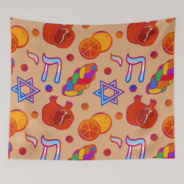 Item preview, Queer Jewish Pride 2025 (3, Sandy Tile) designed and sold by PeaceforIsrael.