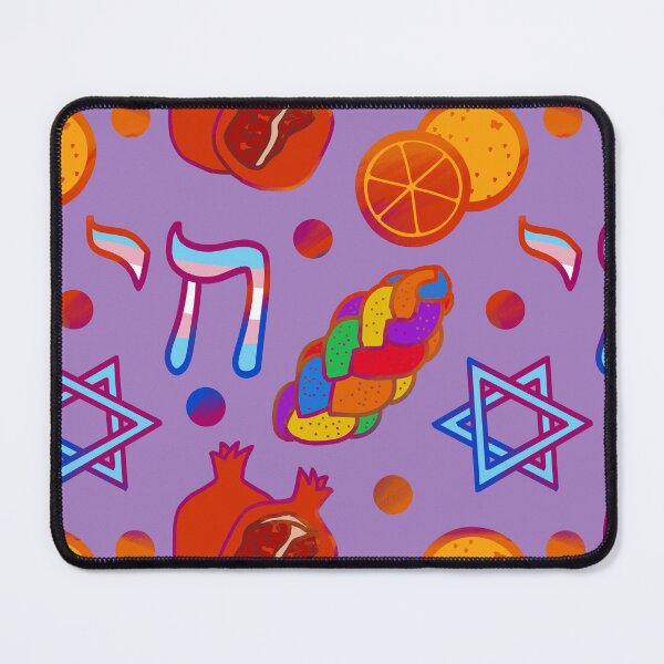 Item preview, Queer Jewish Pride 2025 (4, Lavender Tile) designed and sold by PeaceforIsrael.