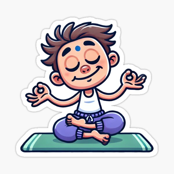Item preview, Funny Yoga - Relax, Stretch, and Laugh - Meditation Humor Design designed and sold by Mido tee art shop.