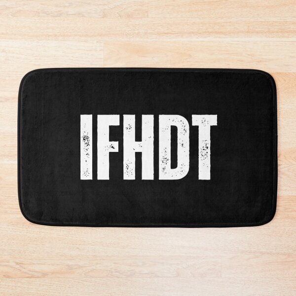 Item preview, IFHDT Anti-Trump Democracy Political Text Design designed and sold by EarthArtDesigns.