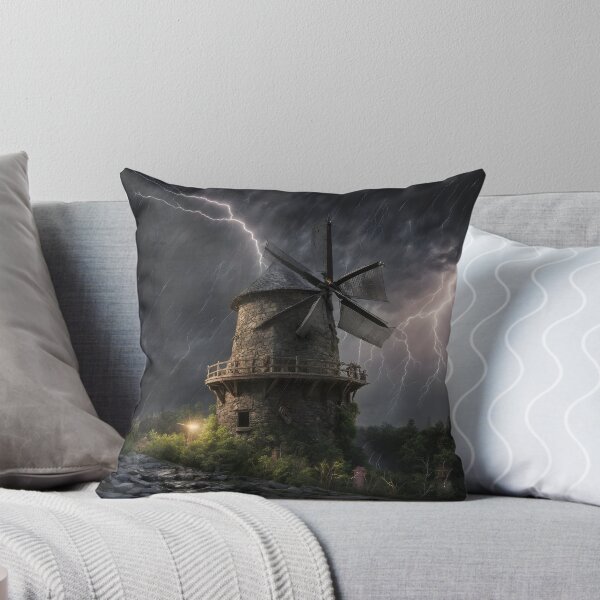 Item preview, The Windmill in the Storm designed and sold by MapleAndFreud.