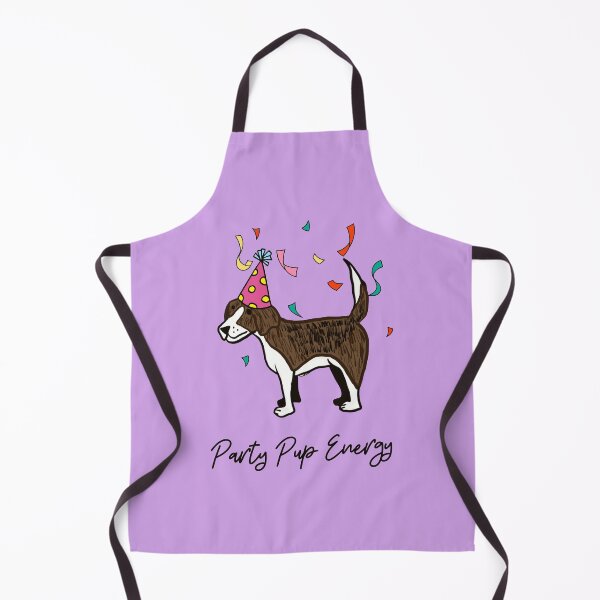 Item preview, Party Pup Energy with a Beagle Dog in a Party Hat and Confetti designed and sold by ScarletGiraffee.