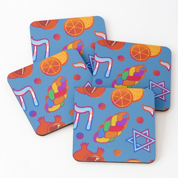 Item preview, Queer Jewish Pride 2025 (5, Blue Tile) designed and sold by PeaceforIsrael.
