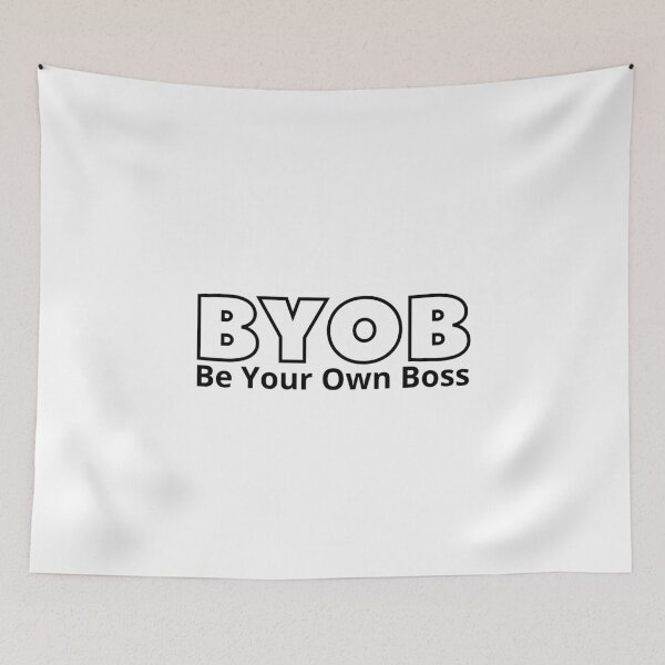Item preview, Be Your Own Boss designed and sold by Avancal-Indy.