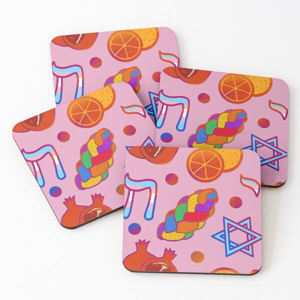 Item preview, Queer Jewish Pride 2025 (6, Pink Tile) designed and sold by PeaceforIsrael.