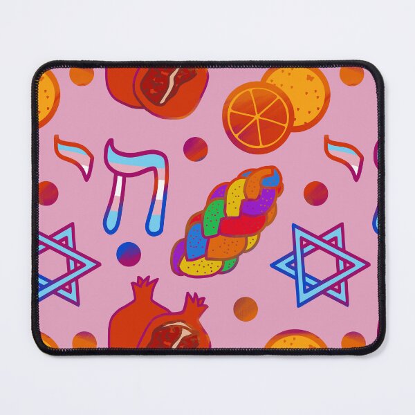Item preview, Queer Jewish Pride 2025 (6, Pink Tile) designed and sold by PeaceforIsrael.