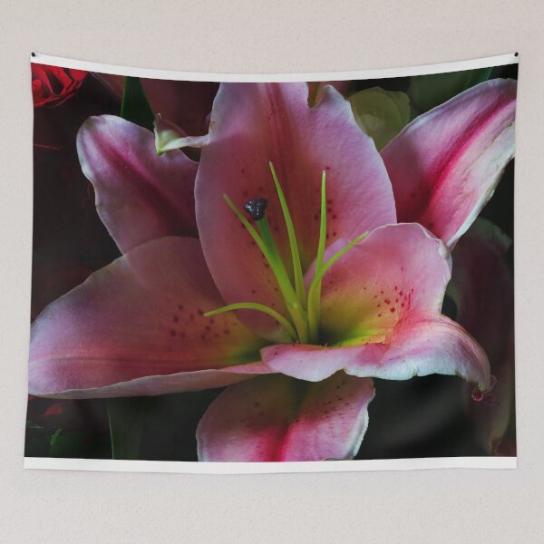 Item preview, PINK LILY FLOWER designed and sold by likbatonboot.