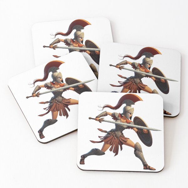 Item preview, Dynamic Female Warrior Design for Striking Products designed and sold by Epick7.