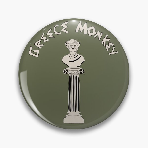 Item preview, Greece Monkey designed and sold by awkwarddesignco.