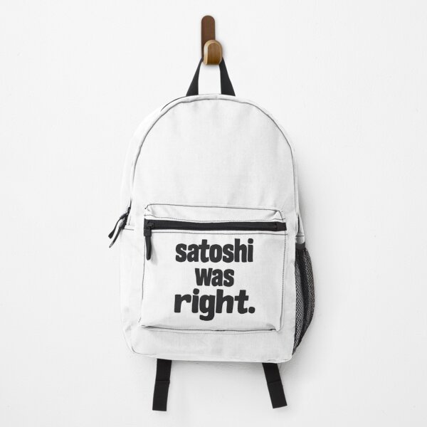 Item preview, Satoshi Was Right designed and sold by ColoCryptonaut.