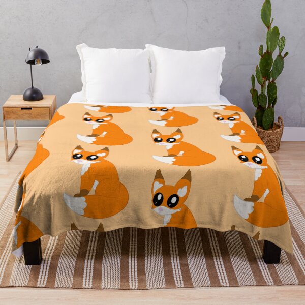Item preview, Little fox (orange background) designed and sold by CreationsByFey.