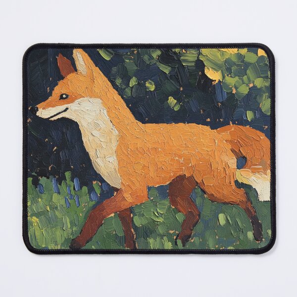 Item preview, Fox | Post-impressionist painting style designed and sold by ComicsFactory.