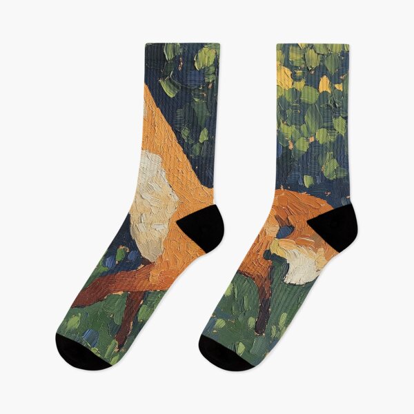 Item preview, Fox | Post-impressionist painting style designed and sold by ComicsFactory.