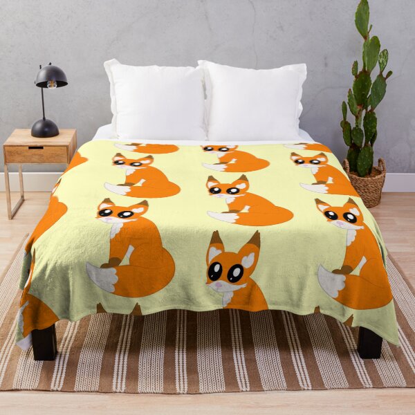 Item preview, Copy of Little fox (yellow background) designed and sold by CreationsByFey.