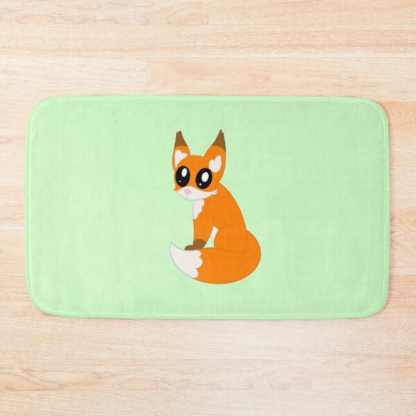 Item preview, Little fox (green background) designed and sold by CreationsByFey.