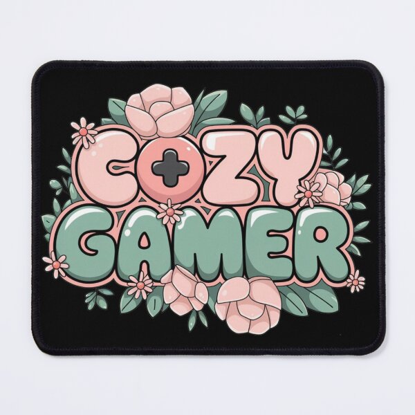 Item preview, Botanical Cozy Gamer Night Feminine Design designed and sold by Cabin of Creations.