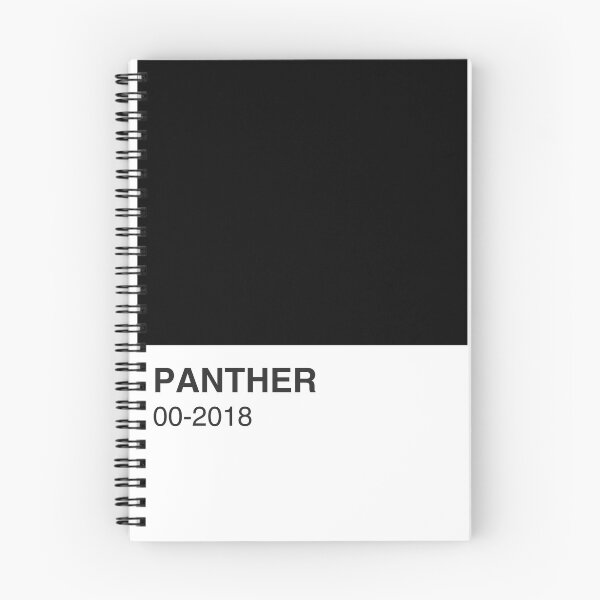 Item preview, Panther Movie Black Colour Swatch - Full Width designed and sold by The Colourful Game.