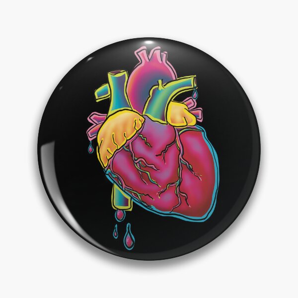 Item preview, Anatomical Heart, Anatomy Teacher Gift, Med School Graduation Gift, Cardiology Gift, Neon Heart designed and sold by mermaidronnie.