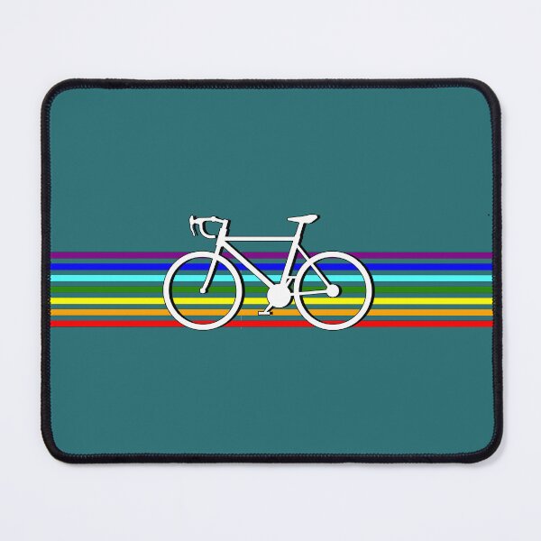 Item preview, bicycle and rainbow, traveling by bicycle is a symbol of freedom and happy running on the roads of the world. take this symbol with you! designed and sold by rikyfreestyle.