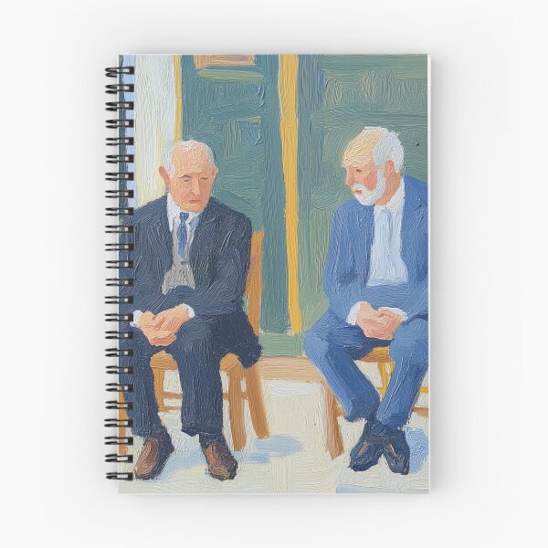 Item preview, Francis Crick and James Watson | Post-impressionist painting style designed and sold by ComicsFactory.