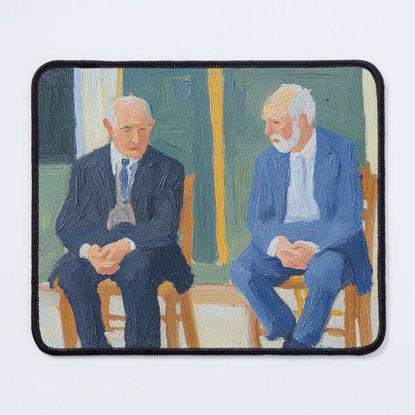 Item preview, Francis Crick and James Watson | Post-impressionist painting style designed and sold by ComicsFactory.