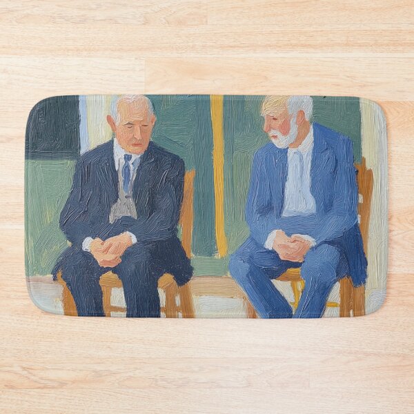 Item preview, Francis Crick and James Watson | Post-impressionist painting style designed and sold by ComicsFactory.