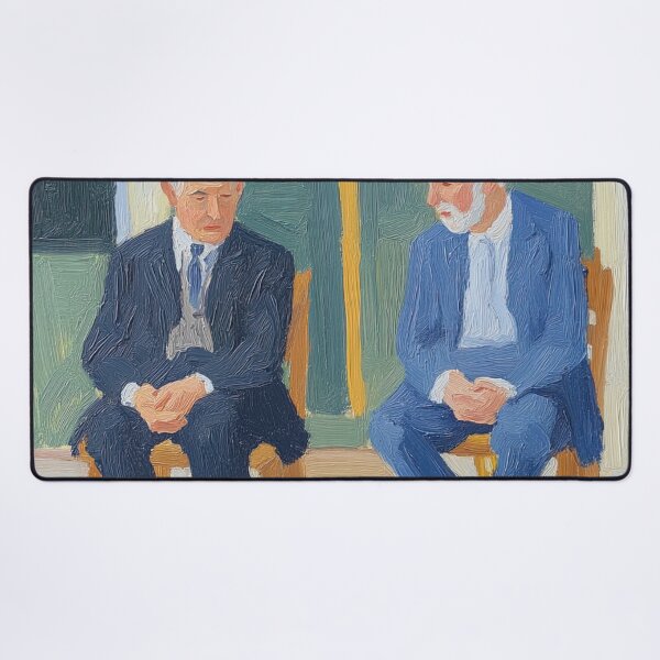 Item preview, Francis Crick and James Watson | Post-impressionist painting style designed and sold by ComicsFactory.