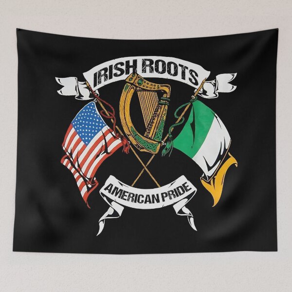 Item preview, Irish American Irish Roots. American Pride designed and sold by CELTIC-DESIGNS.